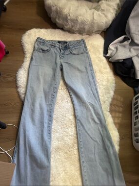 #38🩷 15” waist 34” inseam Brodie jeans call out on pull